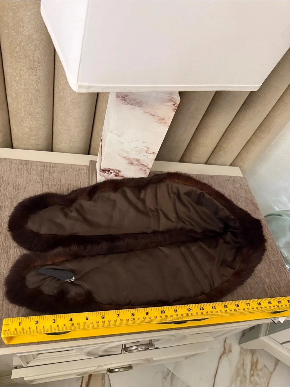 Real Fox fur collar